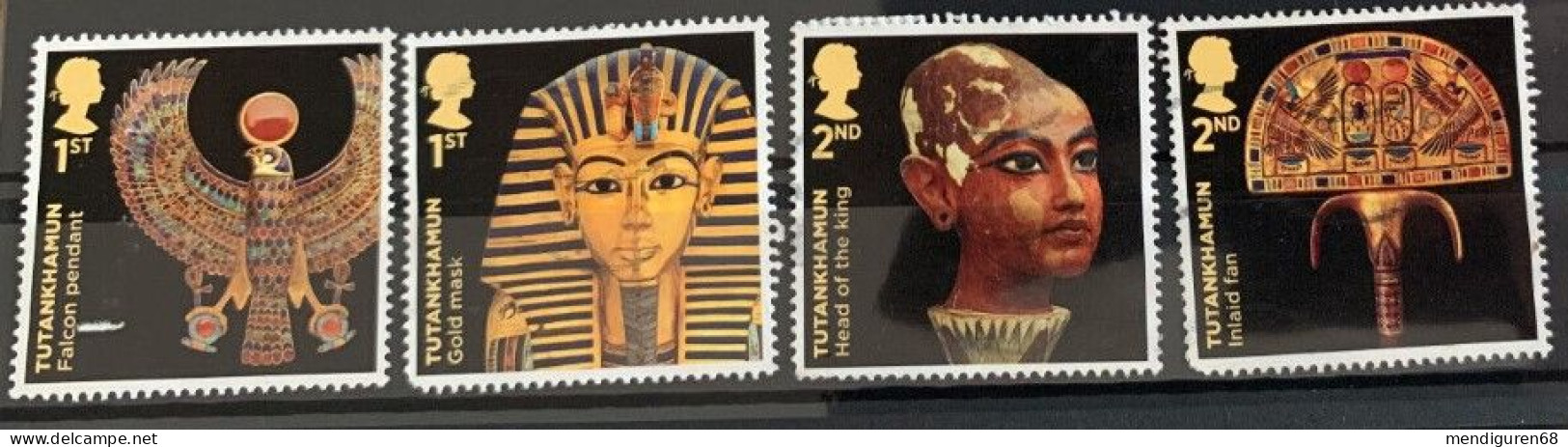 GROSSBRITANNIEN GRANDE BRETAGNE GB 2022 TUTANKHAMUN SET 4V USED SG 4743-6 MI 507881 YT 5475-8 SN 4303-6 - Used Stamps