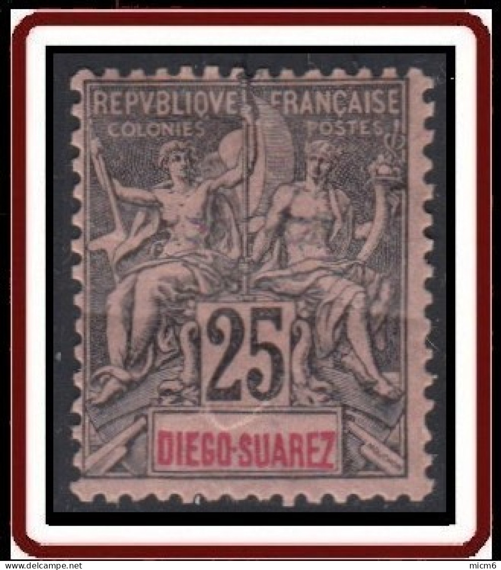 Diégo-Suarez - N° 45 (YT) N° 45 (AM) Neuf *. Charnière. - Unused Stamps