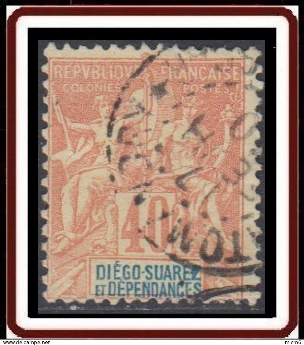 Diégo-Suarez - N° 34 (YT) N° 34 (AM) Oblitéré. - Used Stamps