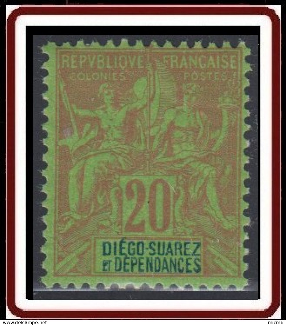 Diégo-Suarez - N° 31 (YT) N° 31 (AM) Neuf *. - Used Stamps