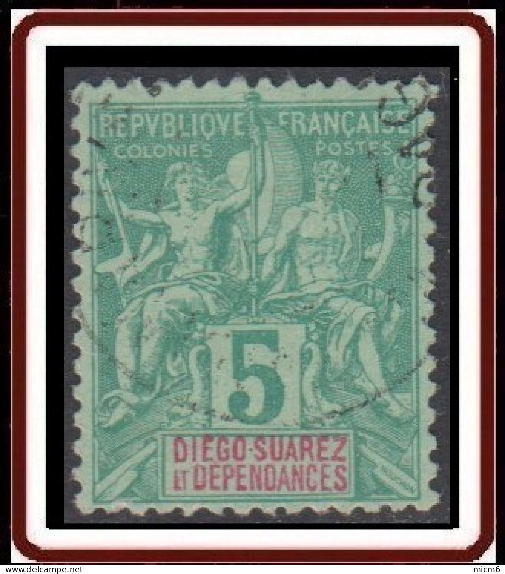 Diégo-Suarez - N° 28 (YT) N° 28 (AM) Oblitéré. - Used Stamps