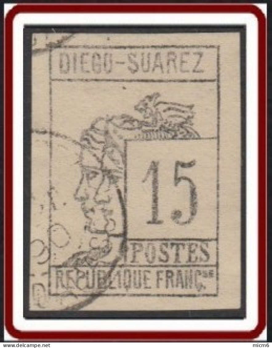 Diégo-Suarez - N° 08 (YT) N° 8 (AM) Oblitéré. - Used Stamps