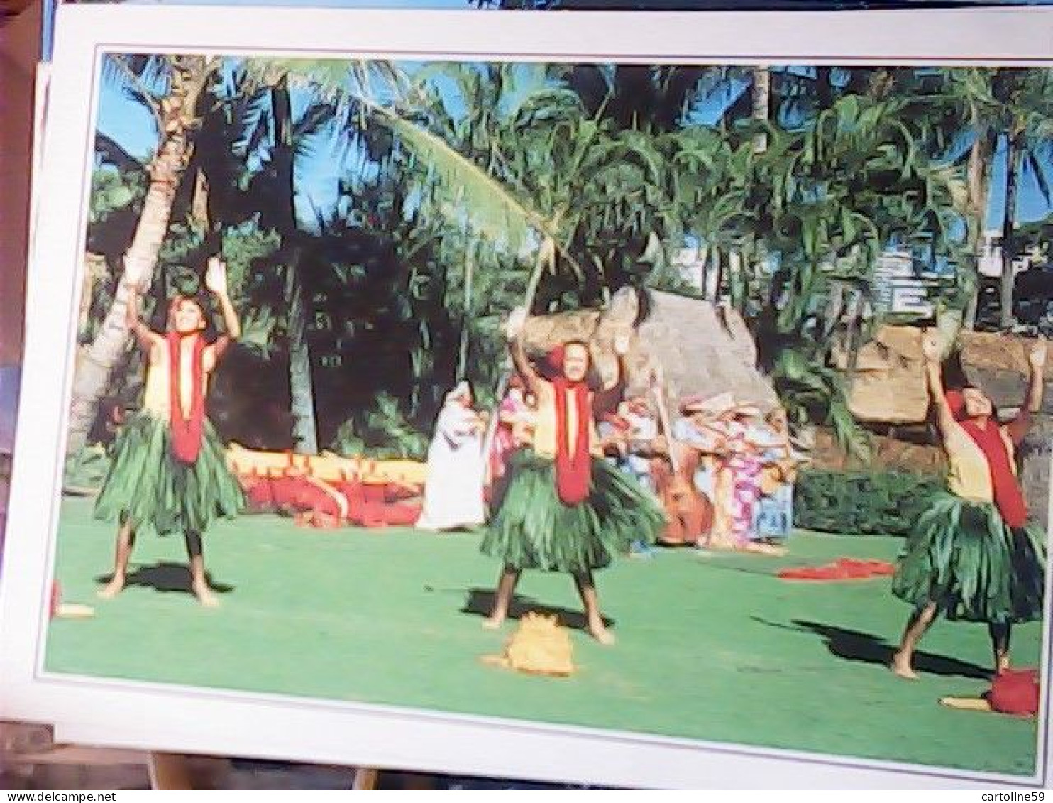 USA HULA DANCE  HAWAI ISLAND POLYNESIAN PARADISE DANZA TURISTI N1990 JV6115 - Honolulu