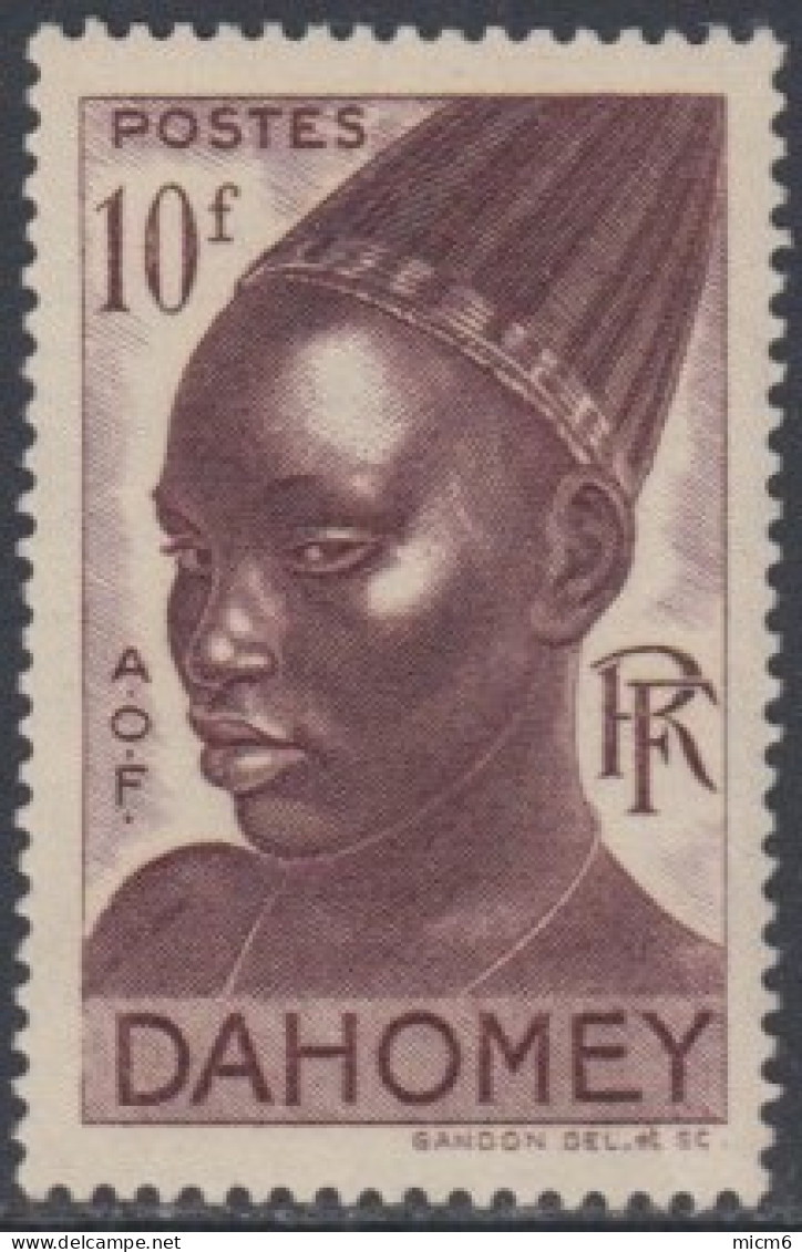 Dahomey 1912-1944 - N° 140 (YT) N° 139 (AM) Neuf **. - Ungebraucht