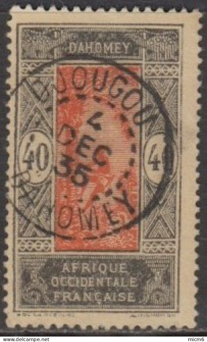 Dahomey 1912-1944 - Djougou Sur N° 53 (YT) N° 51 (AM). Oblitération De 1935. - Sonstige & Ohne Zuordnung