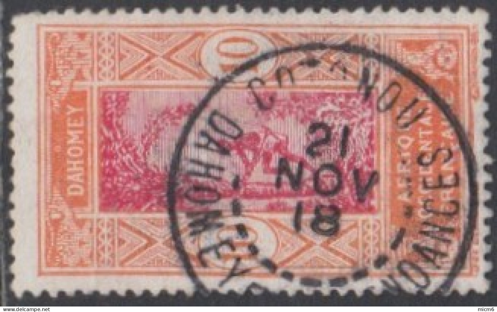 Dahomey 1912-1944 - Cotonou Sur N° 47 (YT) N° 46 (AM). Oblitération De 1918. - Autres & Non Classés