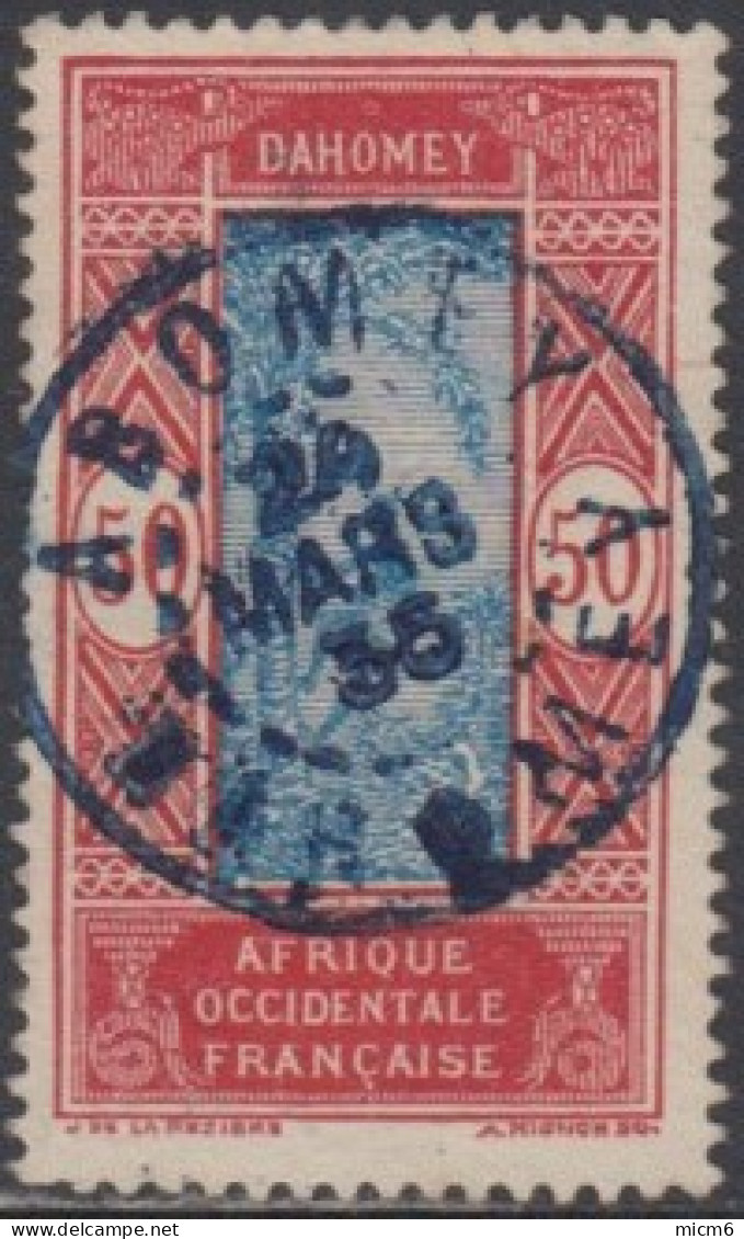 Dahomey 1912-1944 - Abomey Sur N° 74 (YT) N° 79 (AM). Oblitération De 1935. - Otros & Sin Clasificación