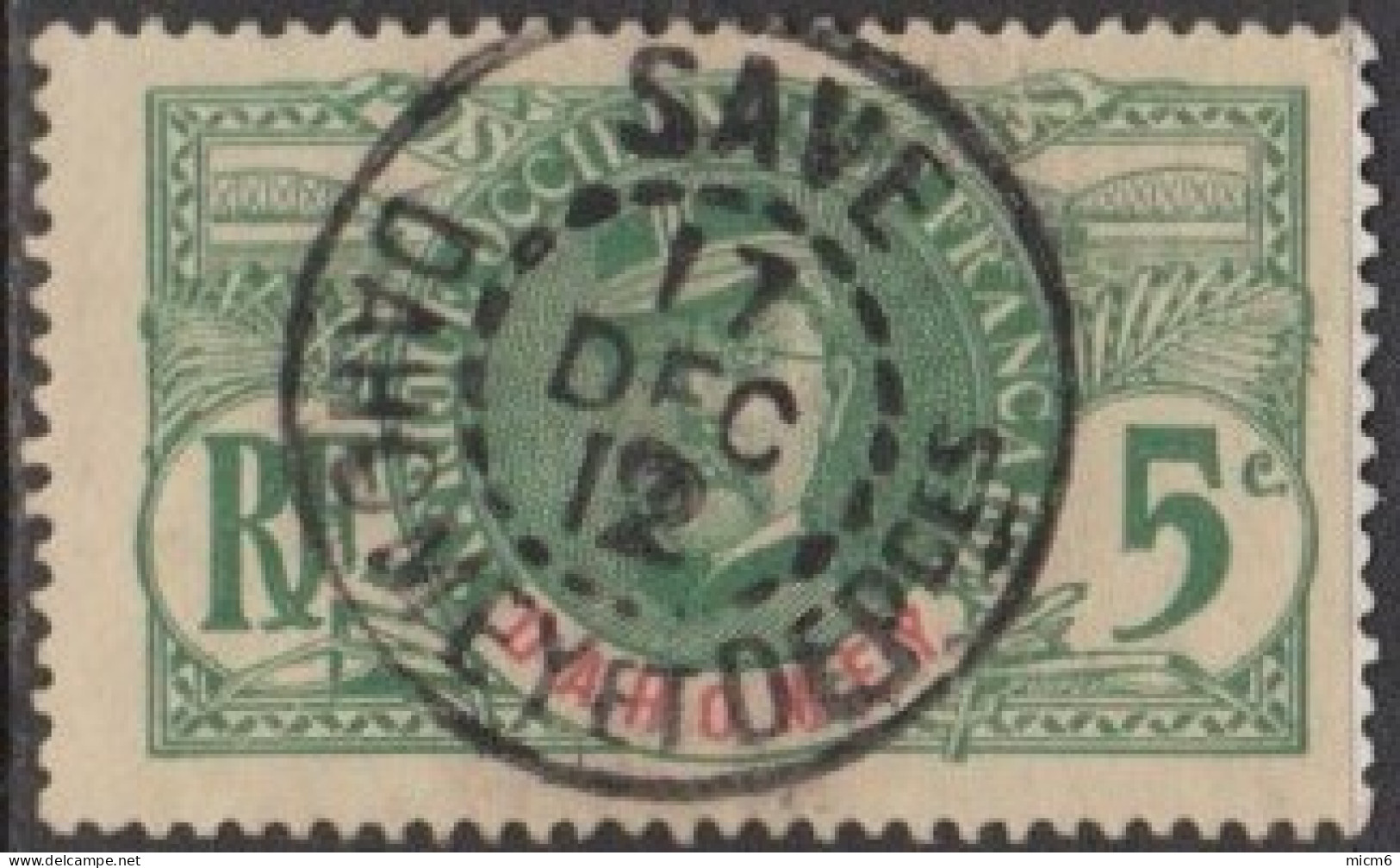 Dahomey 1906-1907 - Save Sur N° 21 (YT) N° 21 (AM). Oblitération De 1912. - Used Stamps