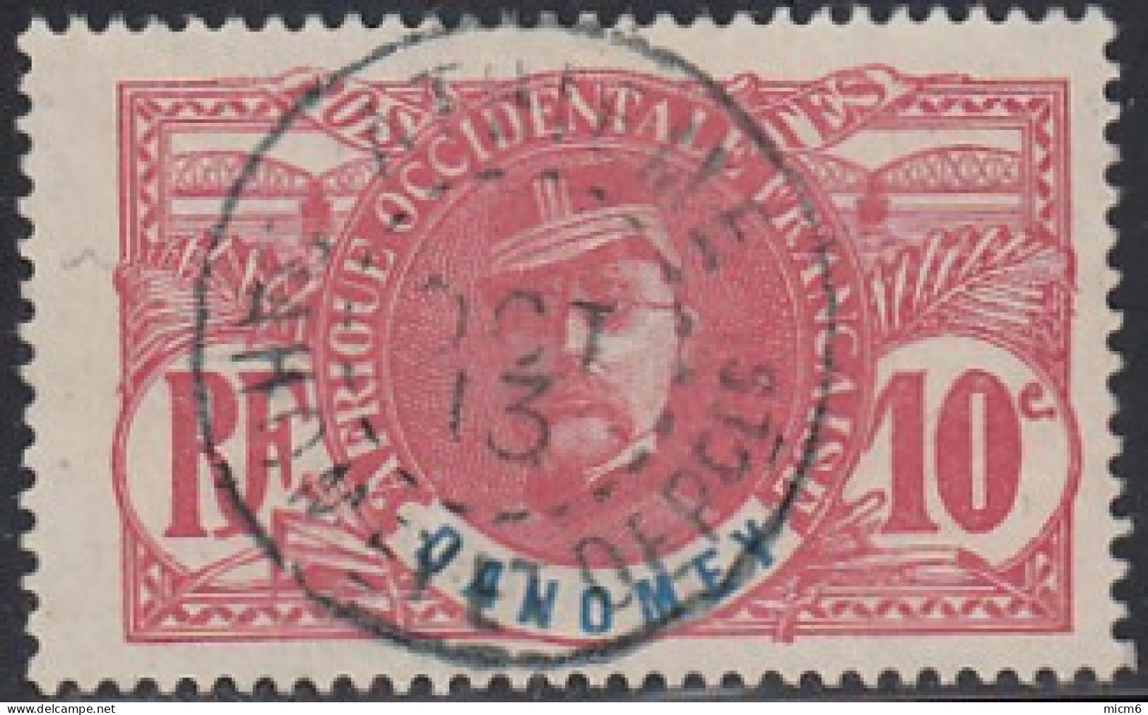 Dahomey 1906-1907 - Athieme Sur N° 22 (YT) N° 22 (AM). Oblitération De 1913. - Used Stamps