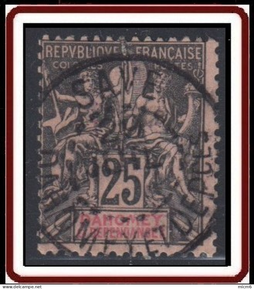 Dahomey 1899-1905 - Save Sur N° 1 (YT) N° 1 (AM). Oblitération. - Used Stamps