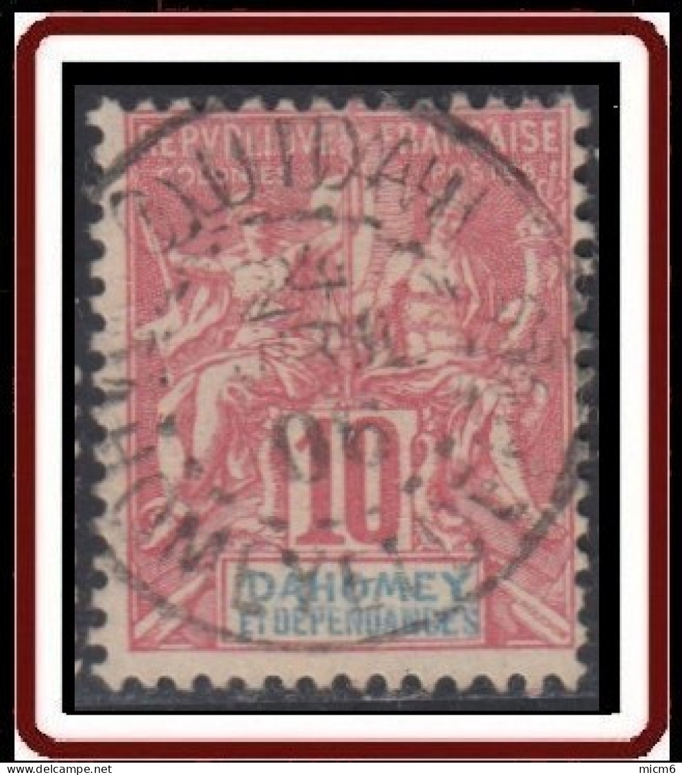 Dahomey 1899-1905 - Ouidah Sur N° 2 (YT) N° 2 (AM). Oblitération De 1906. - Used Stamps