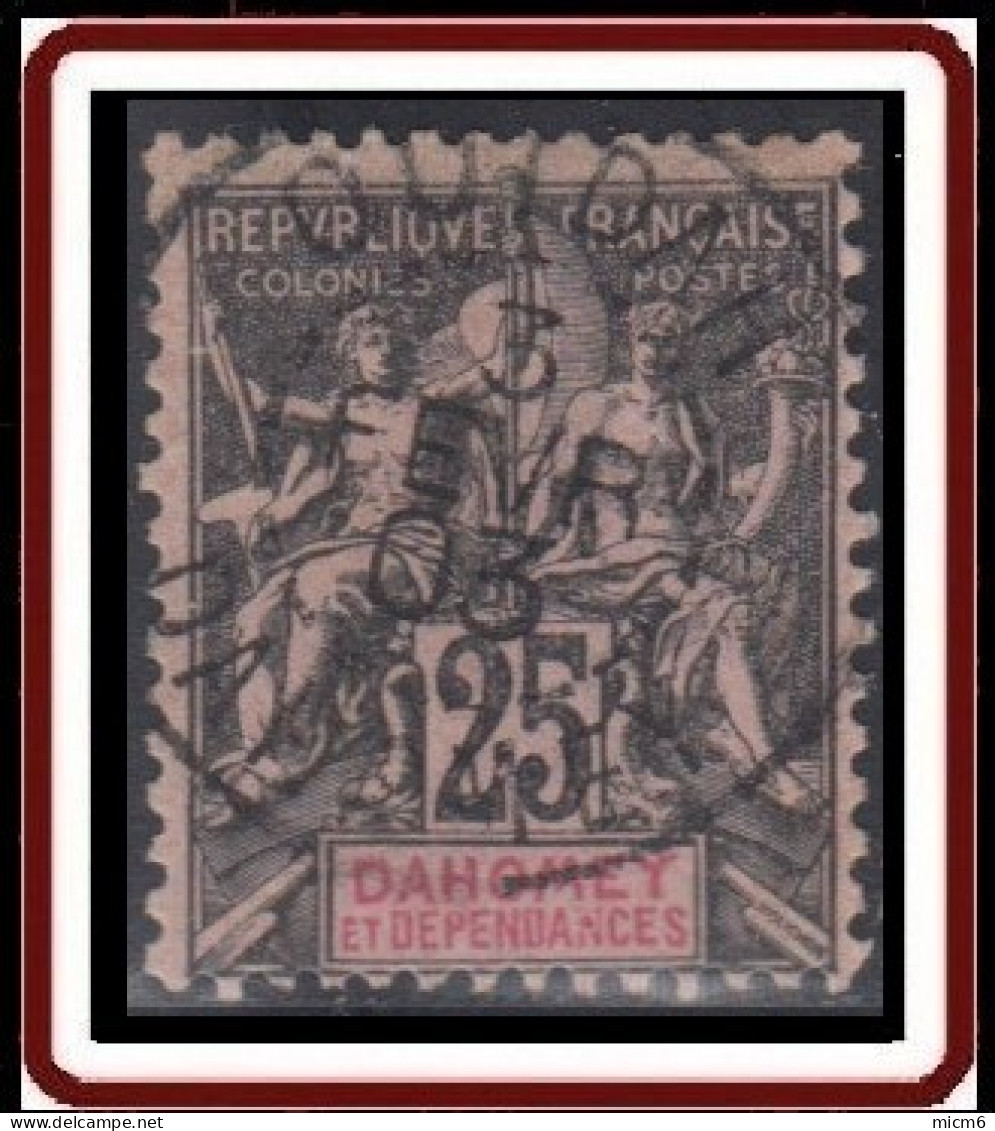 Dahomey 1899-1905 - Ouidah Sur N° 1 (YT) N° 1 (AM). Oblitération De 1903. - Used Stamps