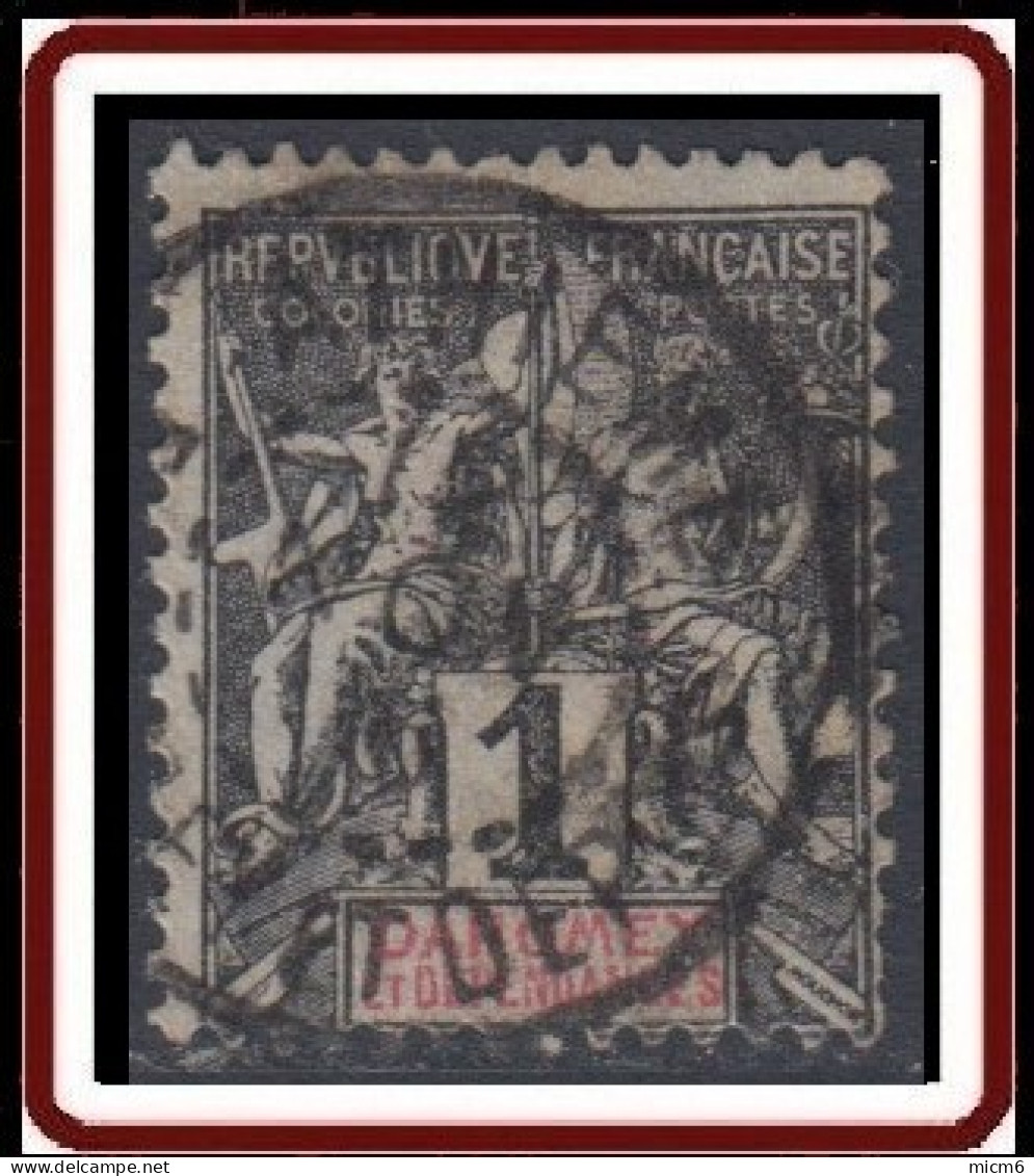 Dahomey 1899-1905 - Athieme Sur N° 6 (YT) N° 6 (AM). Oblitération. - Used Stamps