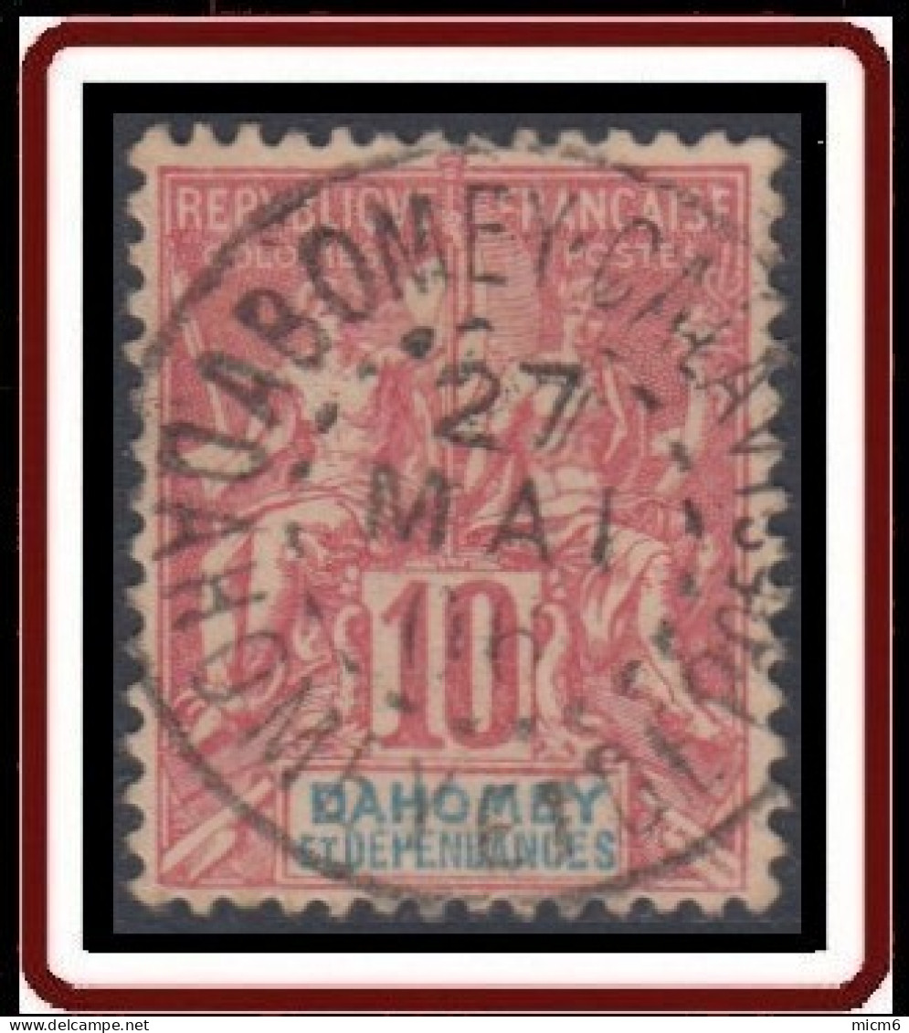 Dahomey 1899-1905 - Abomey-Calavi Sur N° 2 (YT) N° 2 (AM). Oblitération De 1906. - Usados