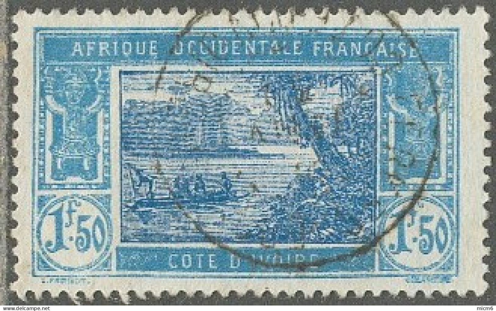 Côte D'Ivoire 1913-1944 - N° 82 (YT) N° 84 (AM) Oblitéré. - Gebraucht