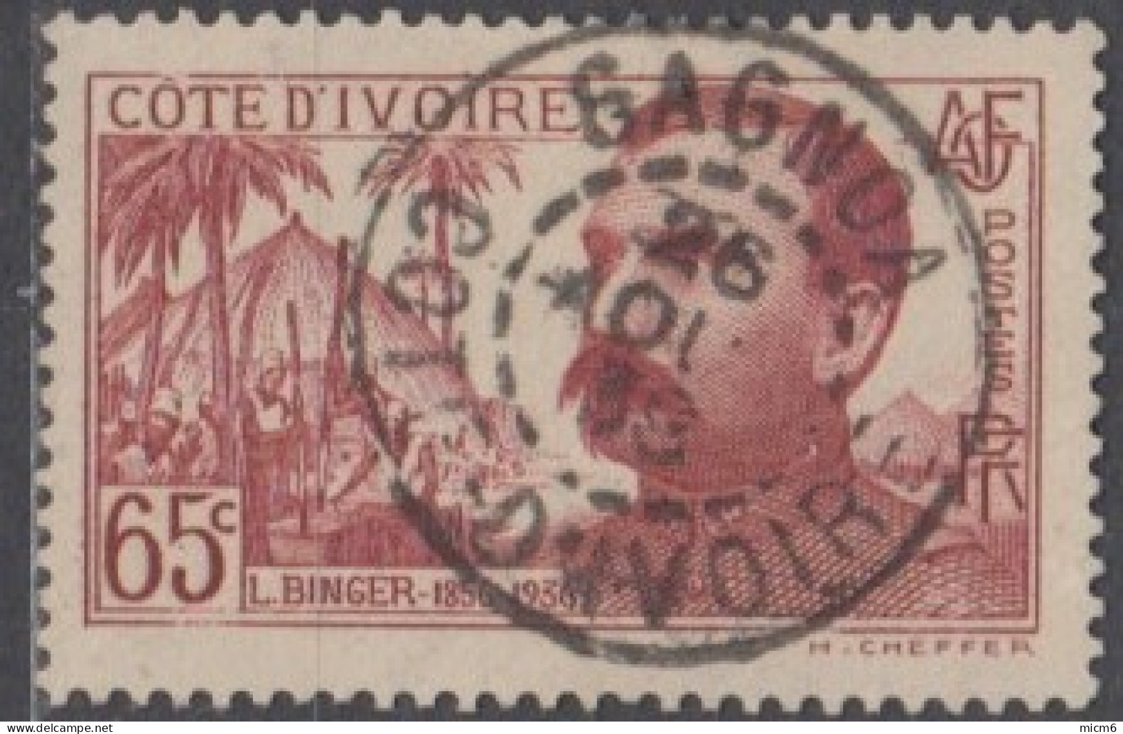 Côte D'Ivoire 1913-1944 - Gagnoa Sur N° 139 (YT) N° 142 (AM). Oblitération De 1938. - Otros & Sin Clasificación