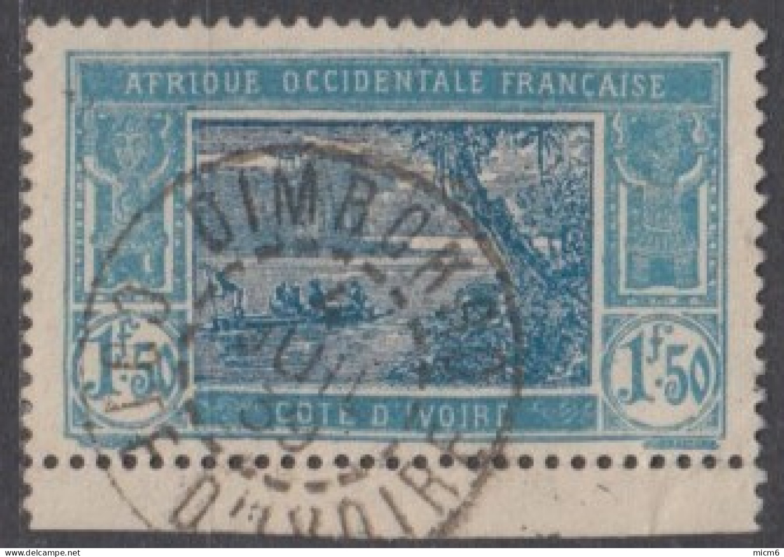 Côte D'Ivoire 1913-1944 - Dimbokro Sur N° 82 (YT) N° 84 (AM). Oblitération De 1939. - Altri & Non Classificati