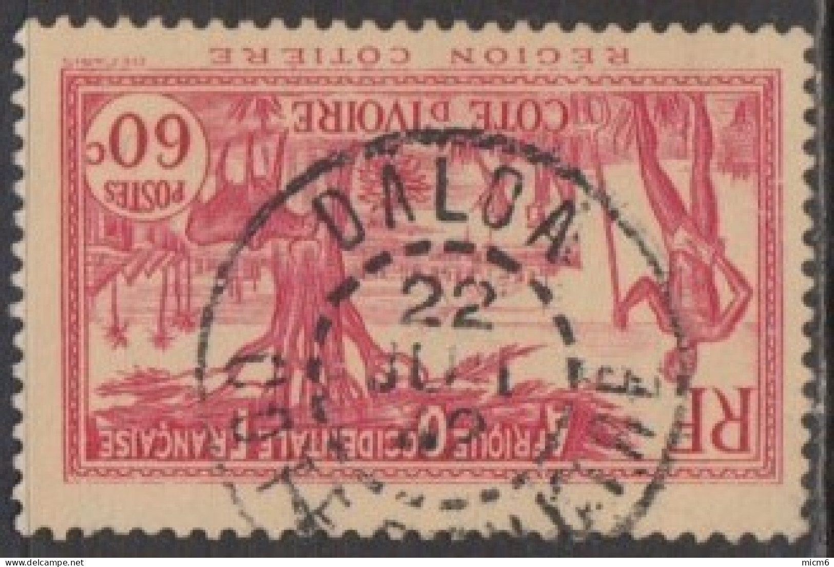 Côte D'Ivoire 1913-1944 - Daloa Sur N° 154 (YT) N° 164 (AM). Oblitération De 1942. - Otros & Sin Clasificación