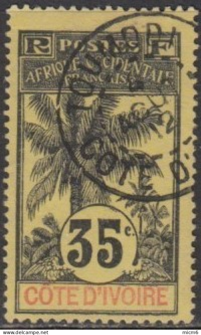 Côte D'Ivoire 1892-1912 - Toumodi Sur N° 29 (YT) N° 29 (AM). Oblitération De 1912. - Used Stamps