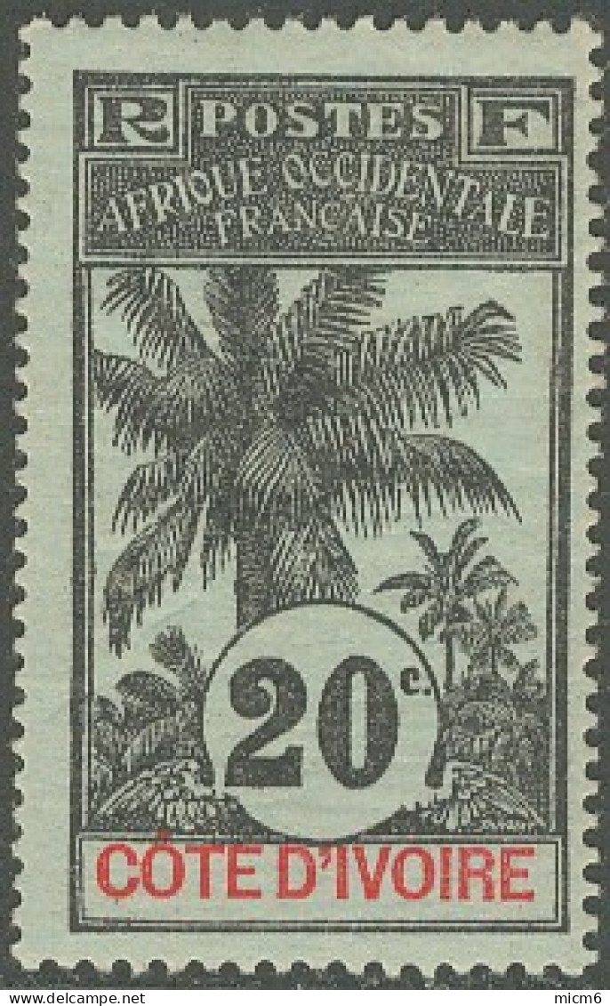 Côte D'Ivoire 1892-1912 - N° 26 (YT) N° 26 (AM) Neuf *. - Unused Stamps