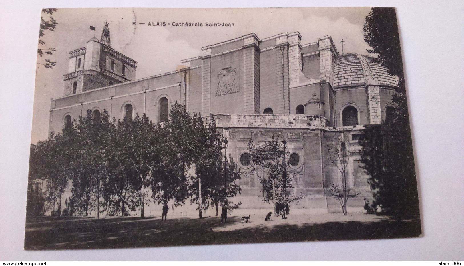 Carte Postale Ancienne ( FF6 ) De Alais , Cathédrale Saint Jean - Alès