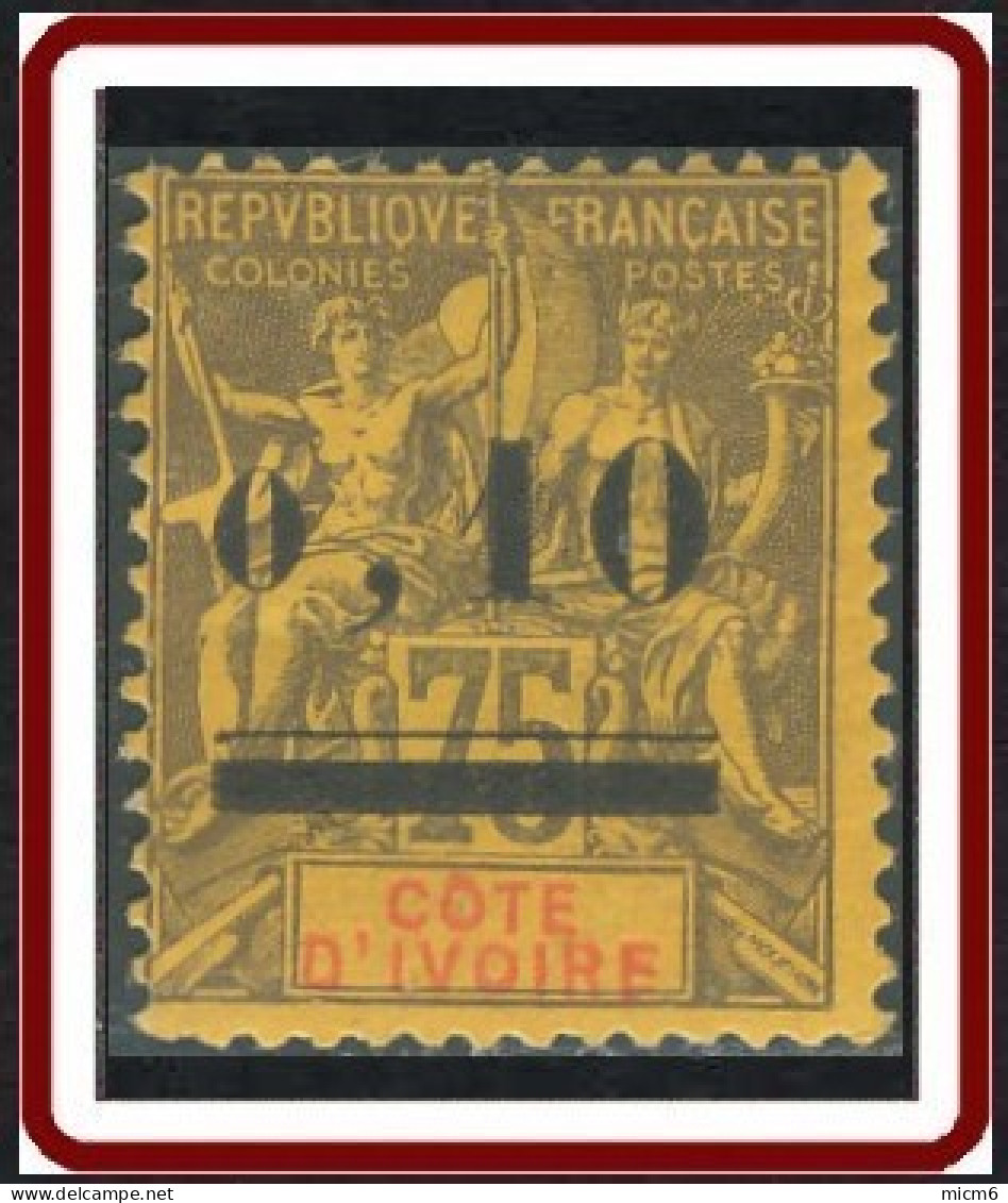 Côte D'Ivoire 1892-1912 - N° 19 (YT) N° 19 (AM) Neuf *. - Neufs