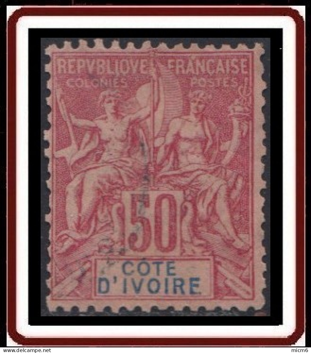 Côte D'Ivoire 1892-1912 - N° 11 (YT) N° 11 (AM) Oblitéré. - Gebraucht