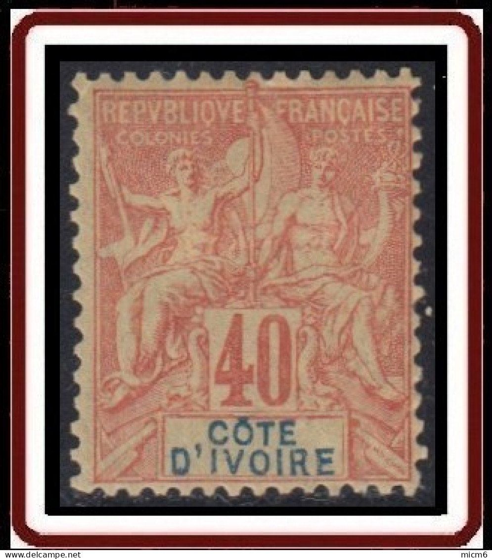 Côte D'Ivoire 1892-1912 - N° 10 (YT) N° 10 (AM) Neuf *. - Unused Stamps