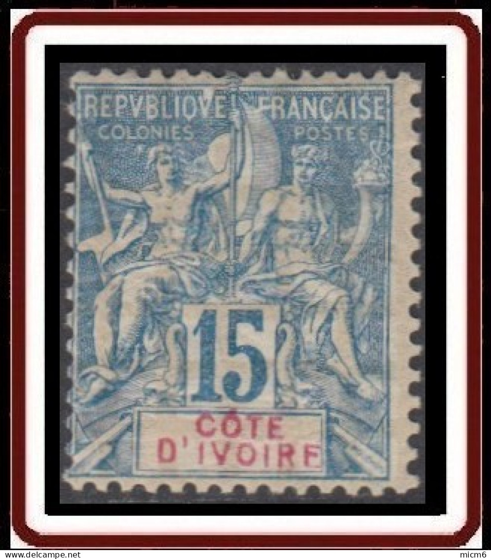 Côte D'Ivoire 1892-1912 - N° 06 (YT) N° 6 (AM) Neuf *. - Neufs