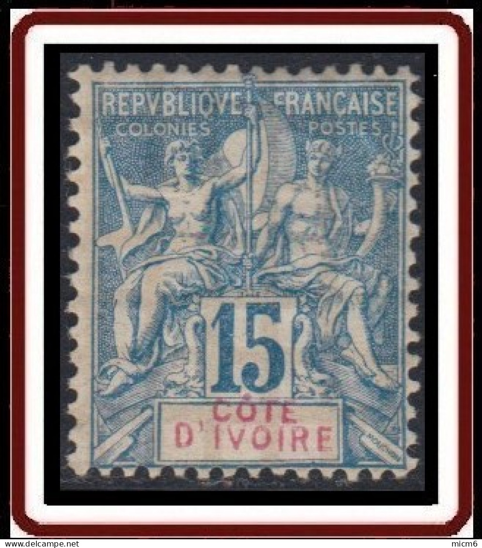Côte D'Ivoire 1892-1912 - N° 06 (YT) N° 6 (AM) Neuf *. - Neufs