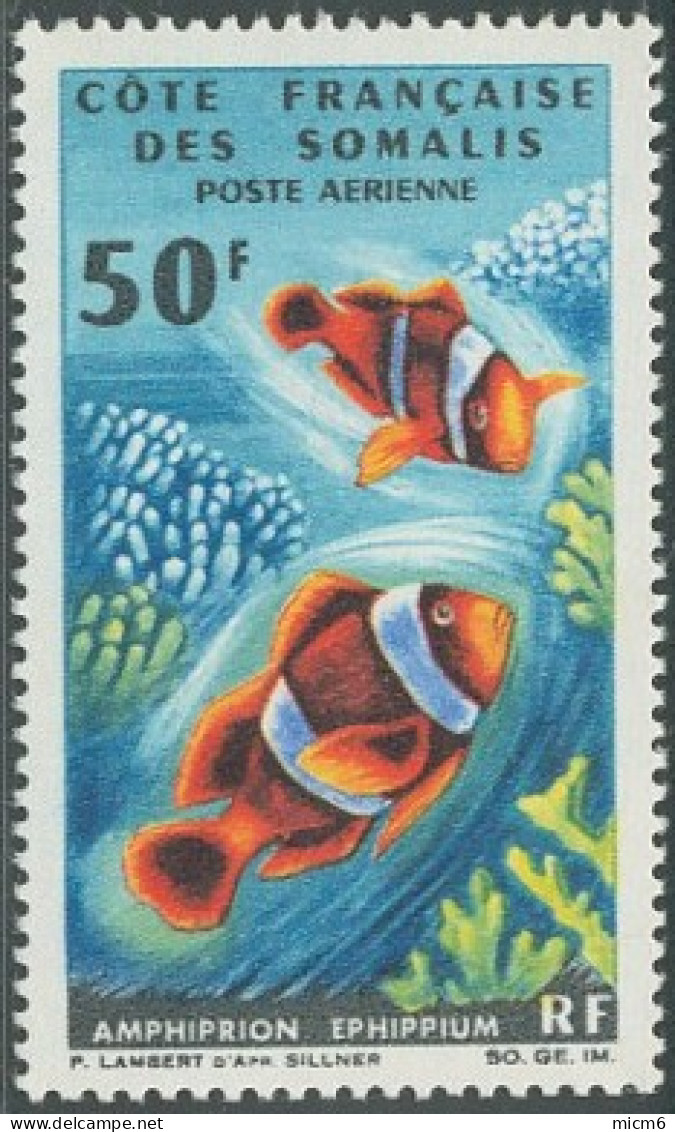 Côte Française Des Somalis 1958-1967 - Poste Aérienne N° 52 (YT) N° 52 (AM) Neuf **. - Unused Stamps