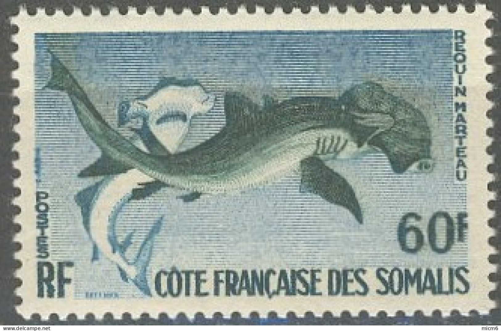 Côte Française Des Somalis 1958-1967 - N° 302 (YT) N° 301 (AM) Neuf **. - Ungebraucht