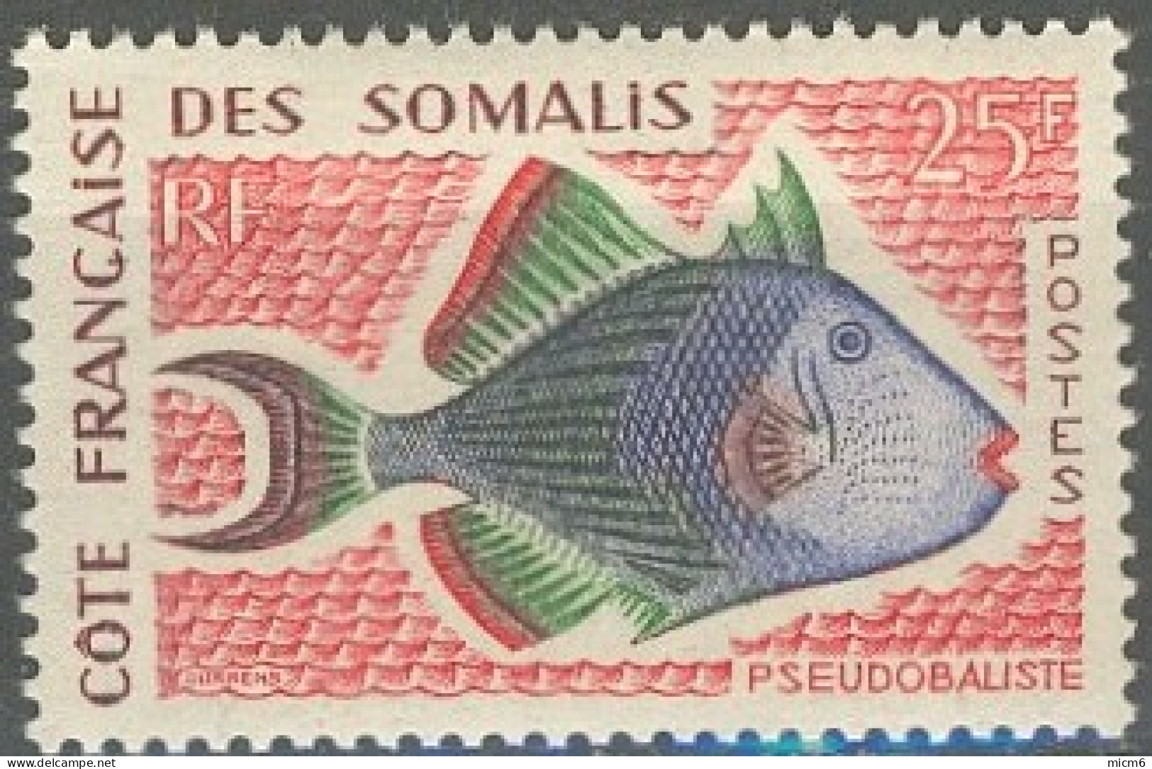 Côte Française Des Somalis 1958-1967 - N° 300 (YT) N° 300 (AM) Neuf **. - Ungebraucht