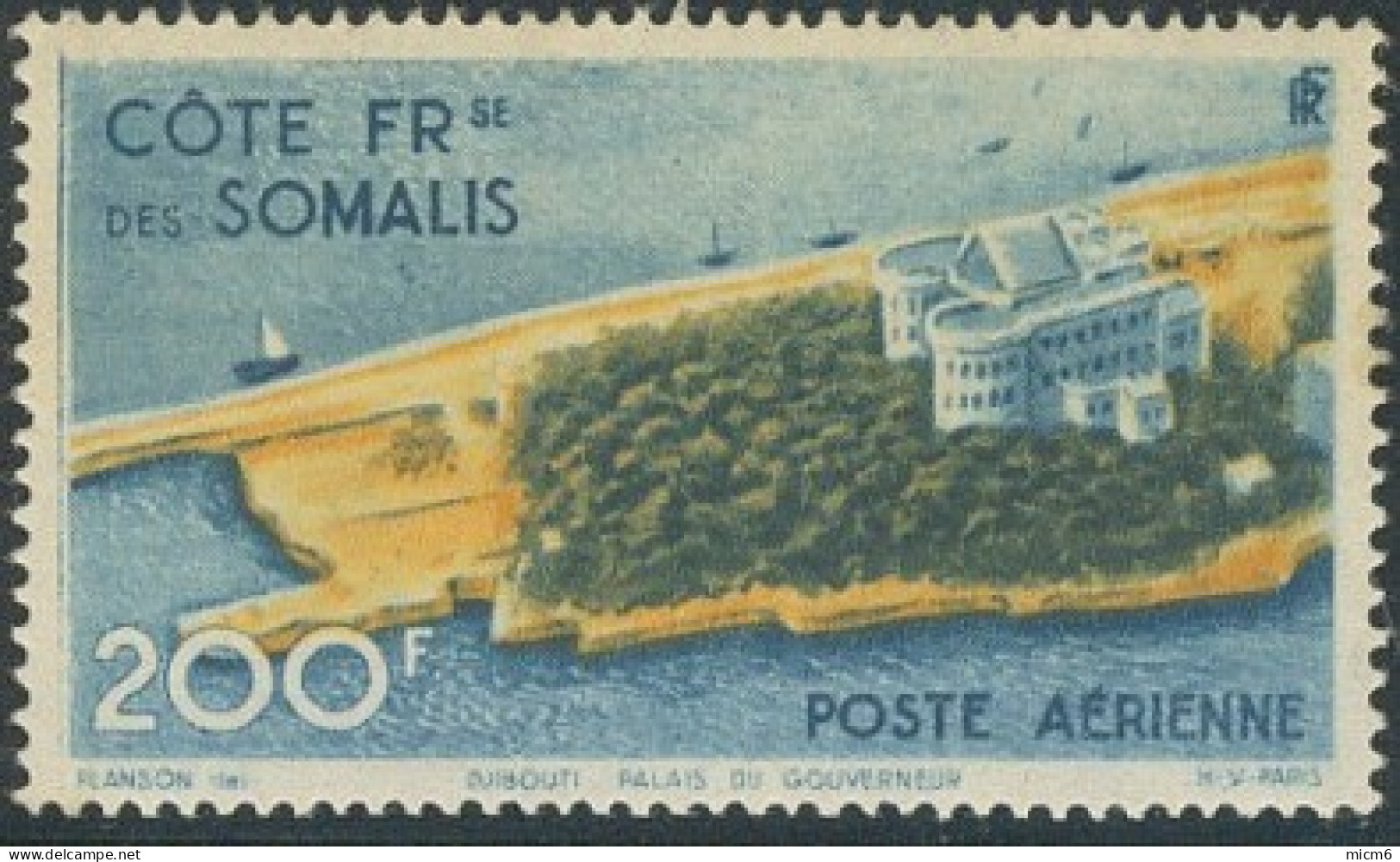 Côte Française Des Somalis 1941-1958 - Poste Aérienne N° 22 (YT) N° 22 (AM) Neuf **. - Nuevos