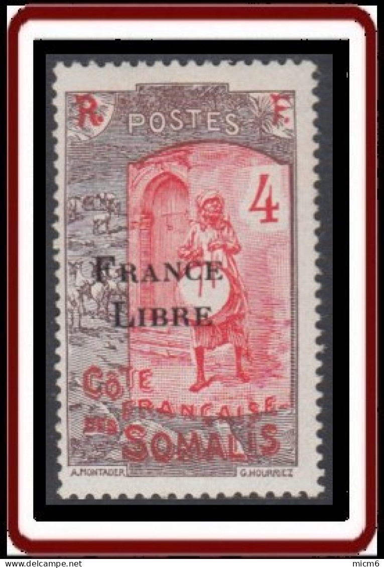 Côte Française Des Somalis 1941-1958 - N° 195 (YT) N° 197 (AM) Neuf *. - Unused Stamps