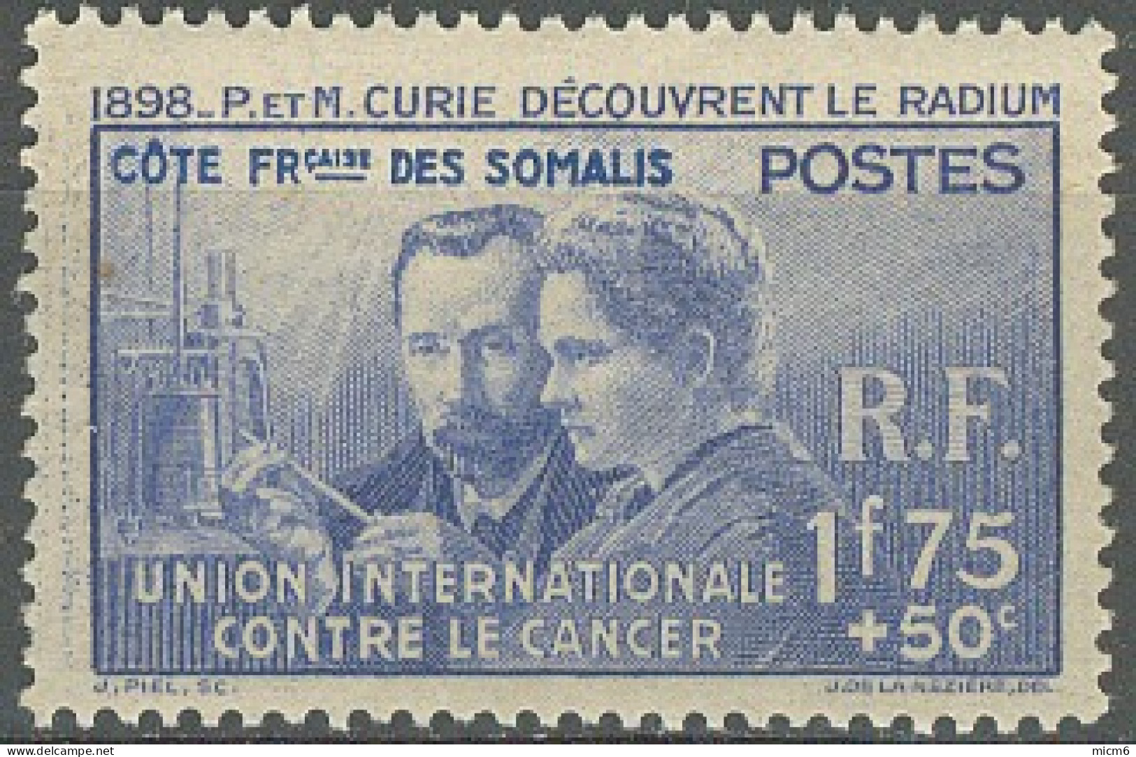 Côte Française Des Somalis 1909-1940 - N° 147 (YT) N° 149 (AM) Neuf *. - Ongebruikt