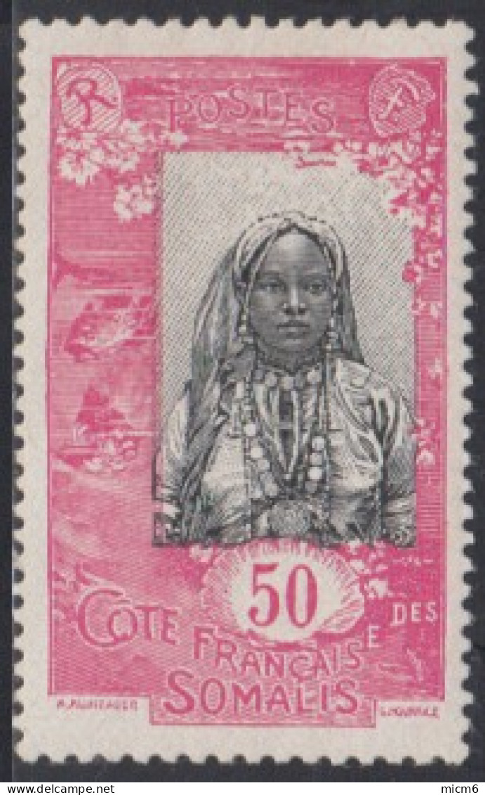 Côte Française Des Somalis 1909-1940 - N° 95 (YT) N° 94 (AM) Neuf *. - Ungebraucht