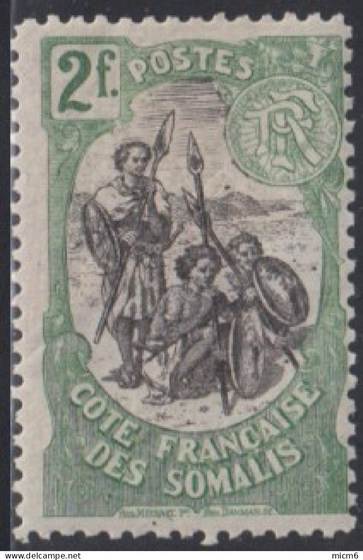 Côte Française Des Somalis 1894-1903 - N° 65 (YT) N° 65 (AM) Neuf *. Charnière. - Unused Stamps