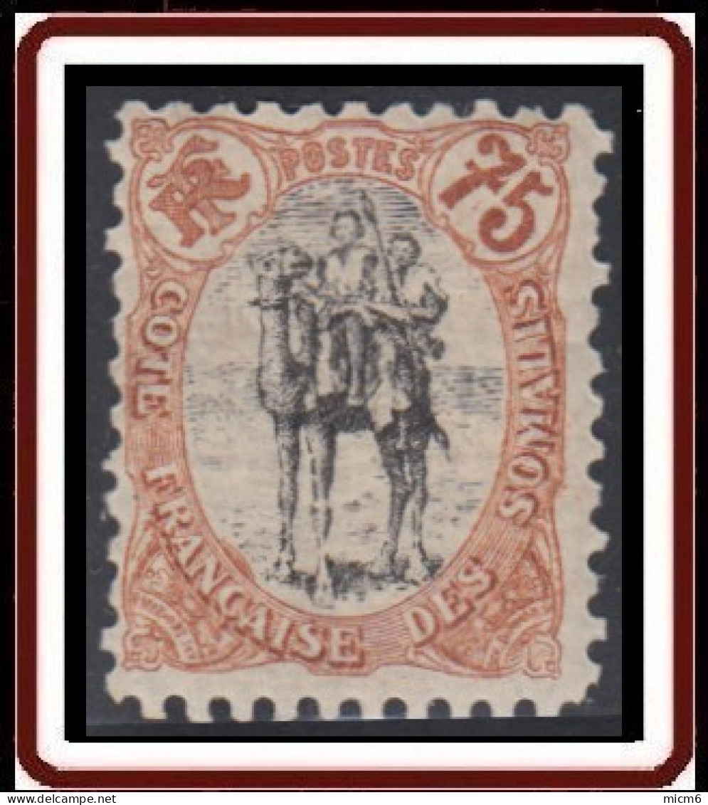 Côte Française Des Somalis 1894-1903 - N° 63 (YT) N° 63 (AM) Neuf *. - Nuovi