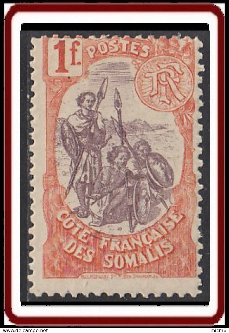 Côte Française Des Somalis 1894-1903 - N° 50 (YT) N° 49 (AM) Neuf *. - Ongebruikt