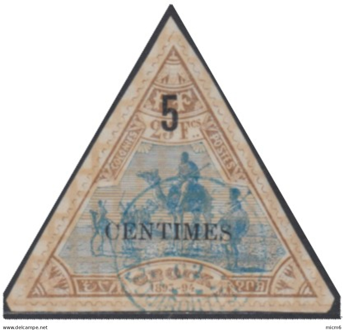 Côte Française Des Somalis 1894-1903 - N° 35 (YT) N° 32 (AM) Oblitéré. - Usados