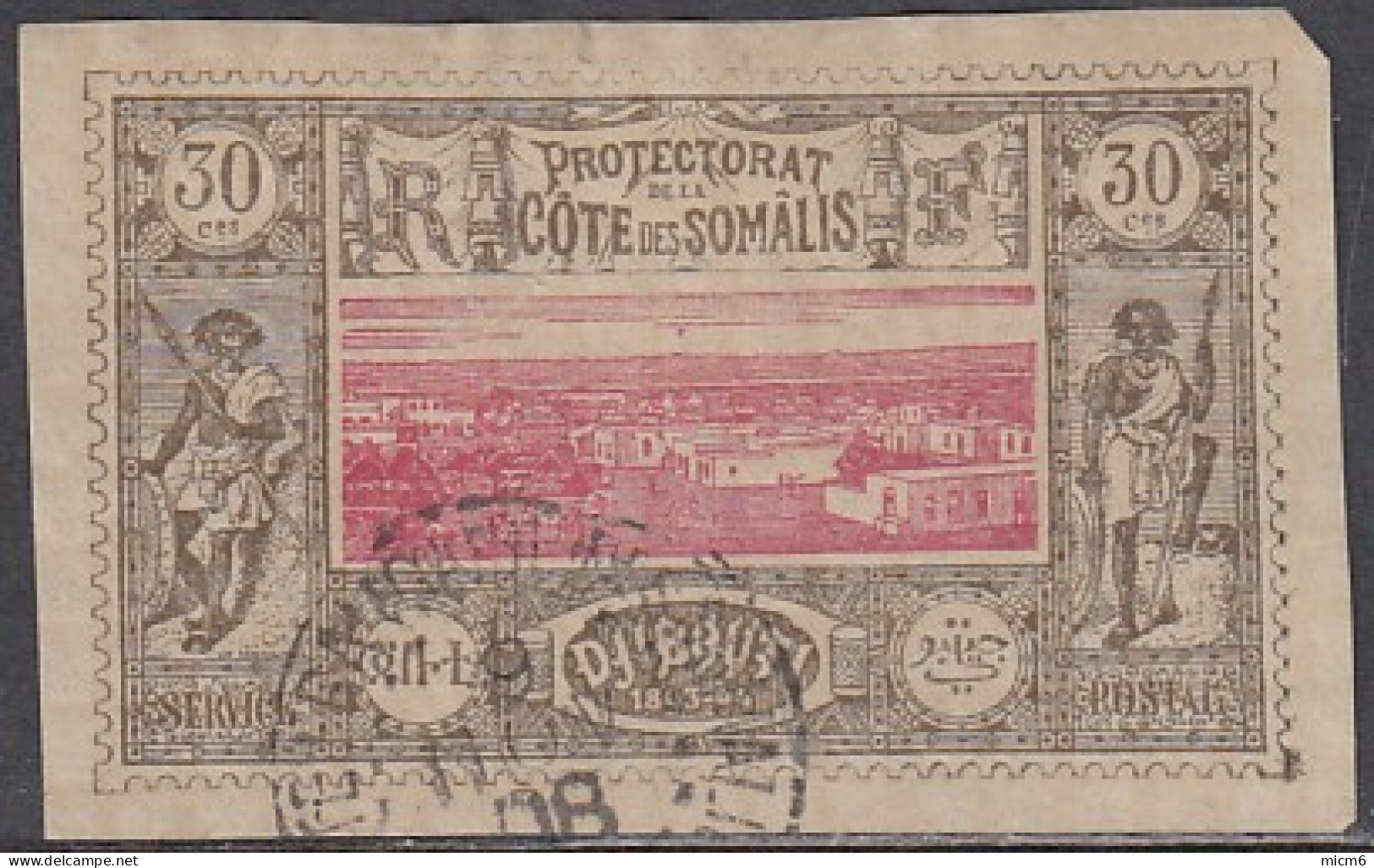 Côte Française Des Somalis 1894-1903 - N° 13 (YT) N° 13 (AM) Oblitéré. - Used Stamps