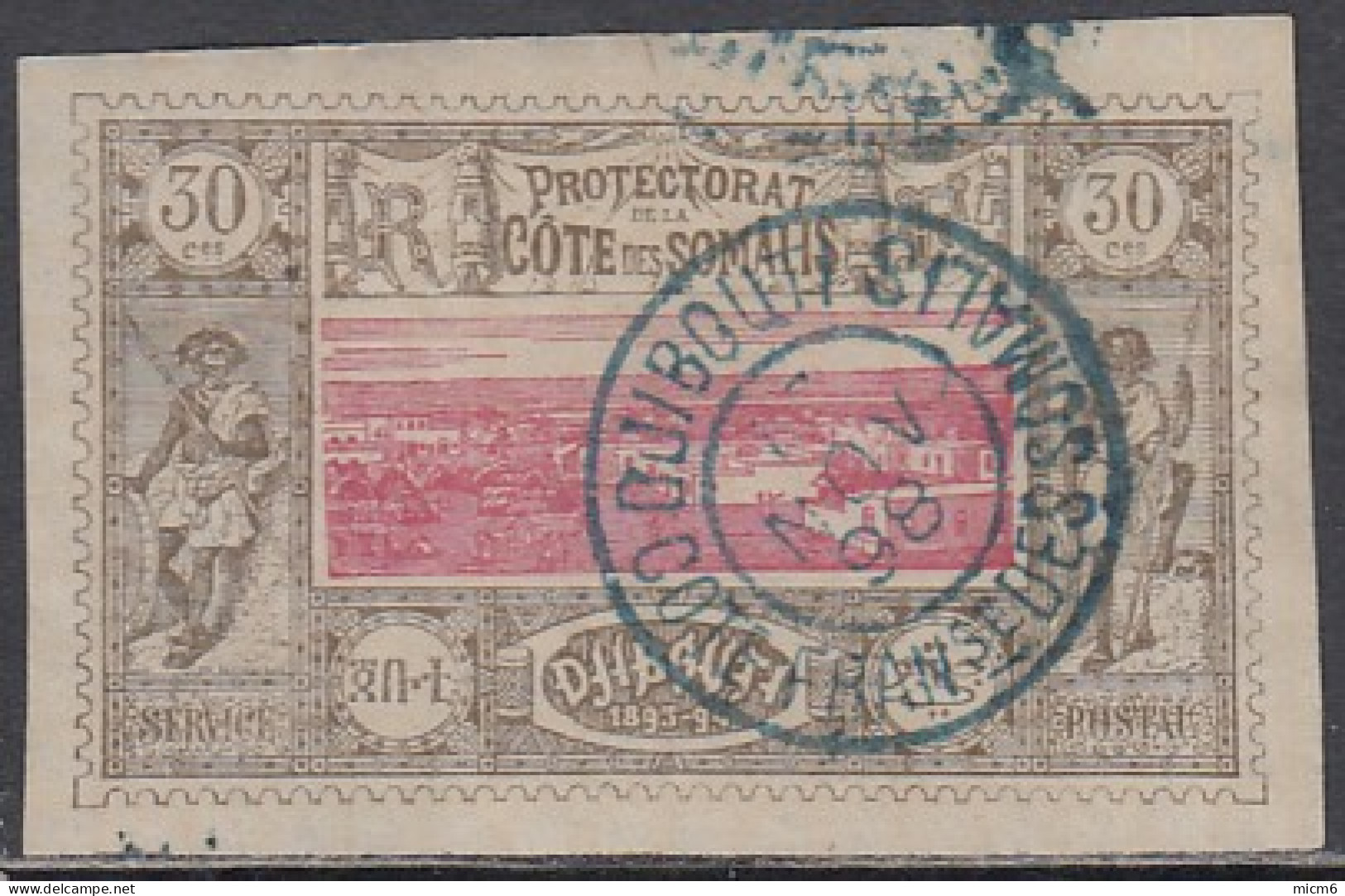 Côte Française Des Somalis 1894-1903 - N° 13 (YT) N° 13 (AM) Oblitéré. - Used Stamps