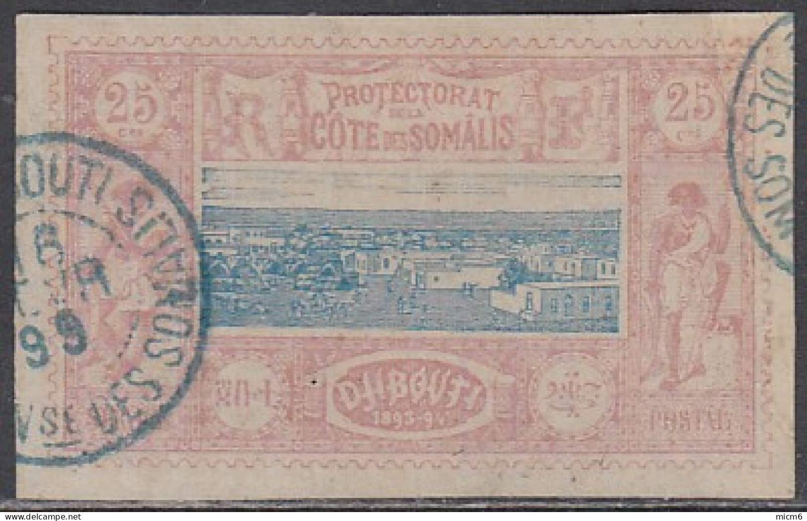 Côte Française Des Somalis 1894-1903 - N° 12 (YT) N° 12 (AM) Oblitéré. - Used Stamps