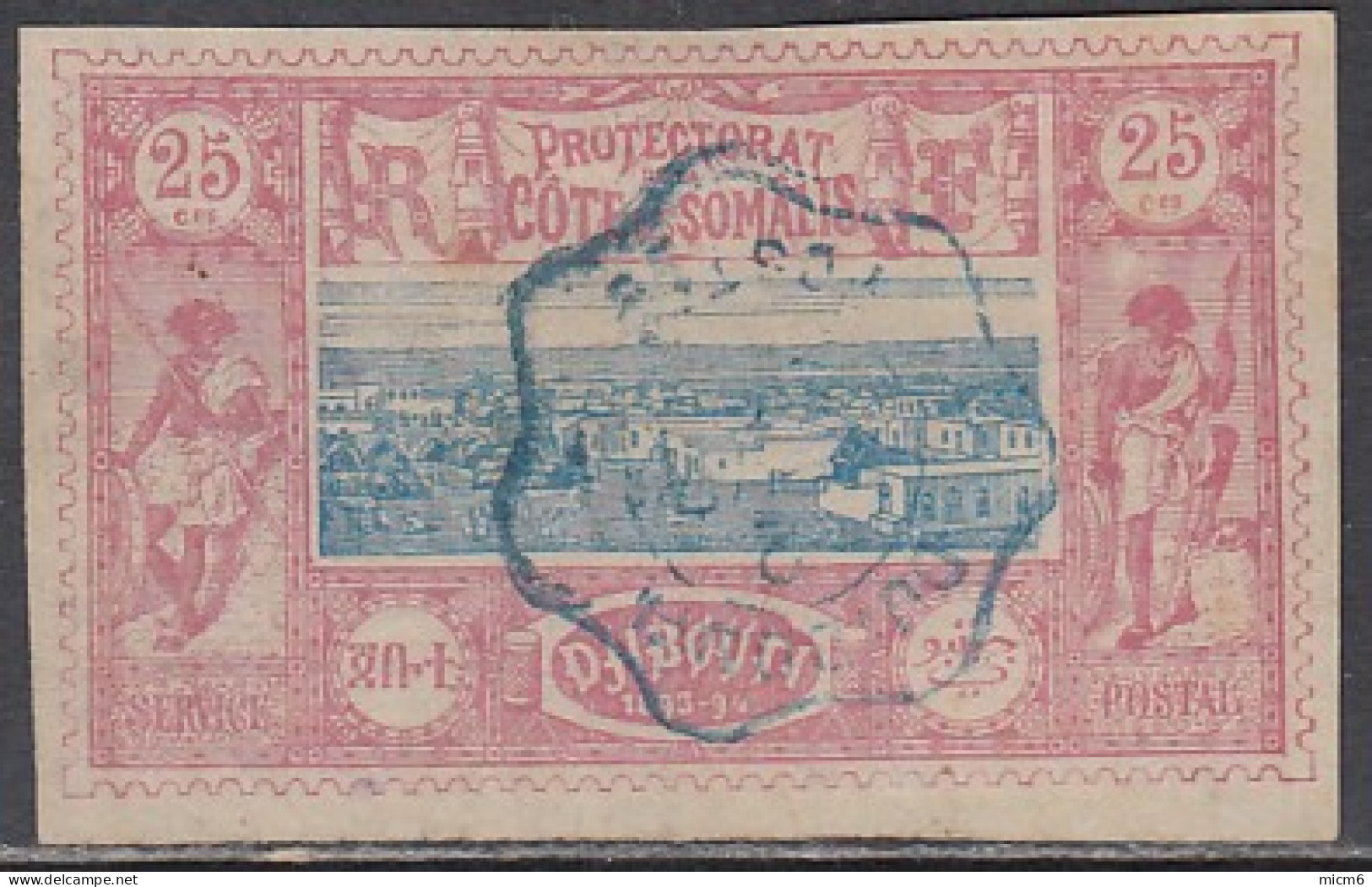 Côte Française Des Somalis 1894-1903 - N° 12 (YT) N° 12 (AM) Oblitéré. - Used Stamps