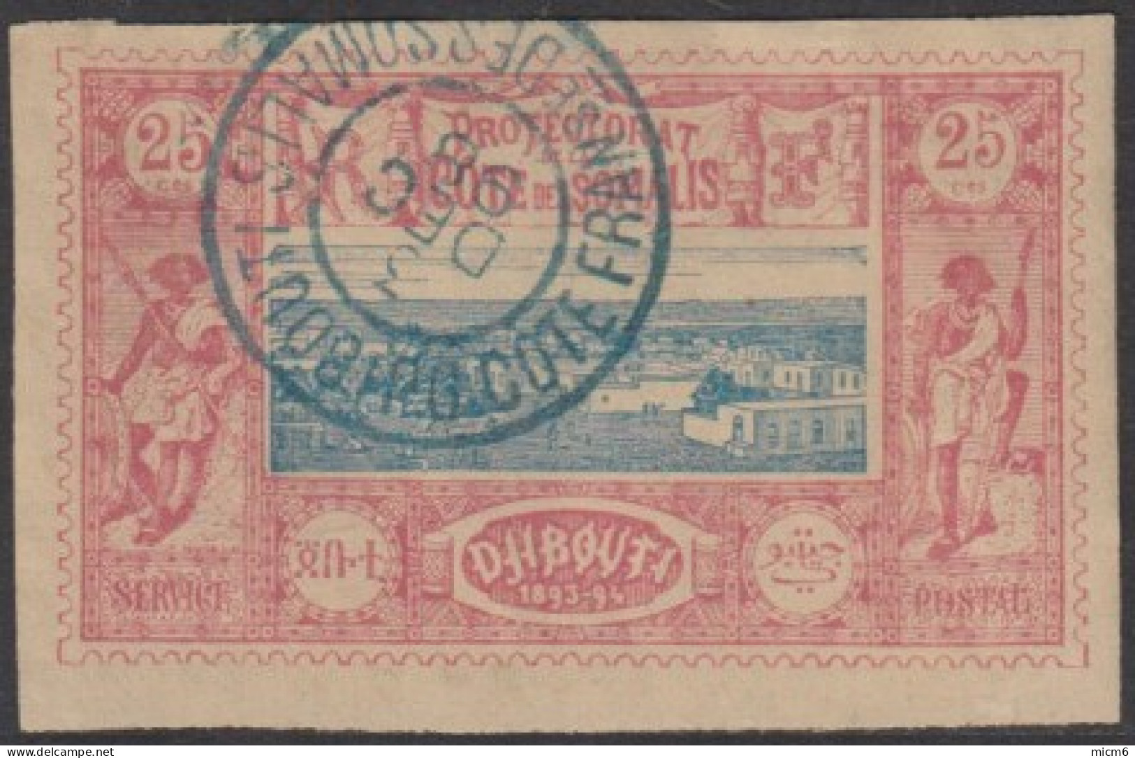 Côte Française Des Somalis 1894-1903 - N° 12 (YT) N° 12 (AM) Oblitéré. - Usados