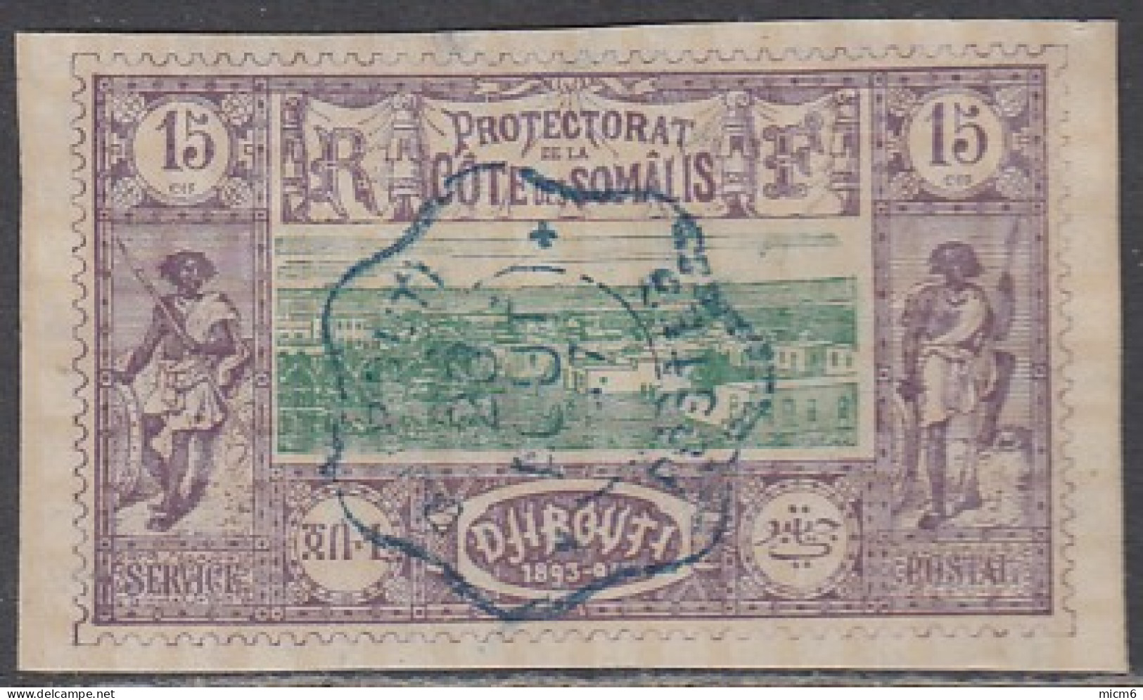 Côte Française Des Somalis 1894-1903 - N° 11 (YT) N° 11 (AM) Oblitéré. - Used Stamps