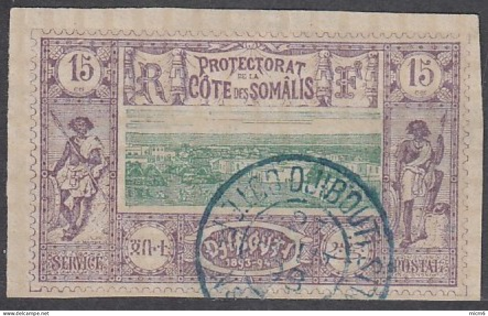 Côte Française Des Somalis 1894-1903 - N° 11 (YT) N° 11 (AM) Oblitéré. - Oblitérés