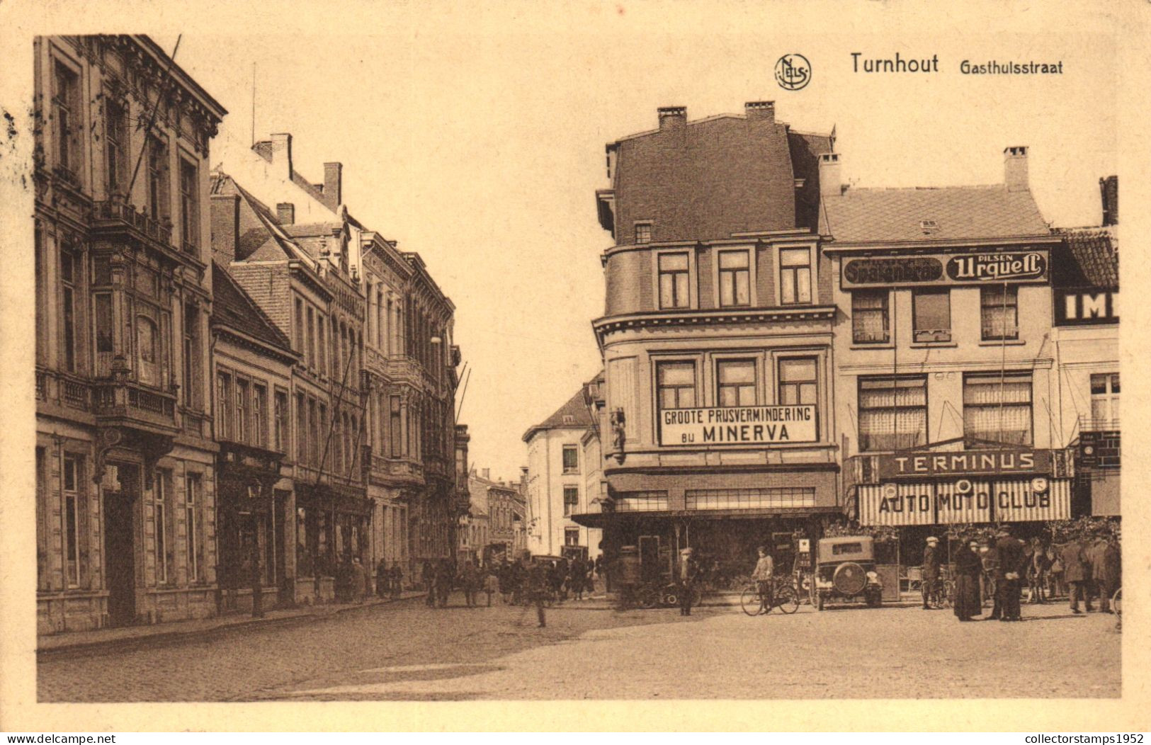 TURNHOUT, ANTWERP, ARCHITECTURE, CAR, BELGIUM, POSTCARD - Turnhout