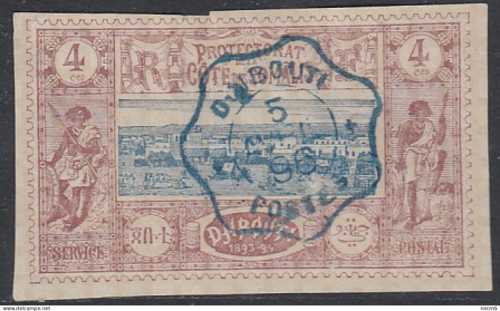 Côte Française Des Somalis 1894-1903 - N° 08 (YT) N° 8 (AM) Oblitéré. - Used Stamps